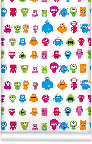 Monsters WallPaper (Roll: 61.5cm x 10m)