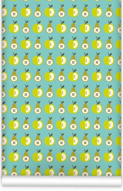 Apples & Pears WallPaper (Roll: 72cm x 10m)