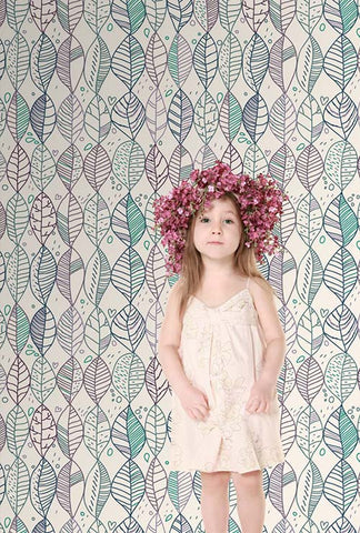 Leafy WallPaper (Roll: 61.5cm x 10m)