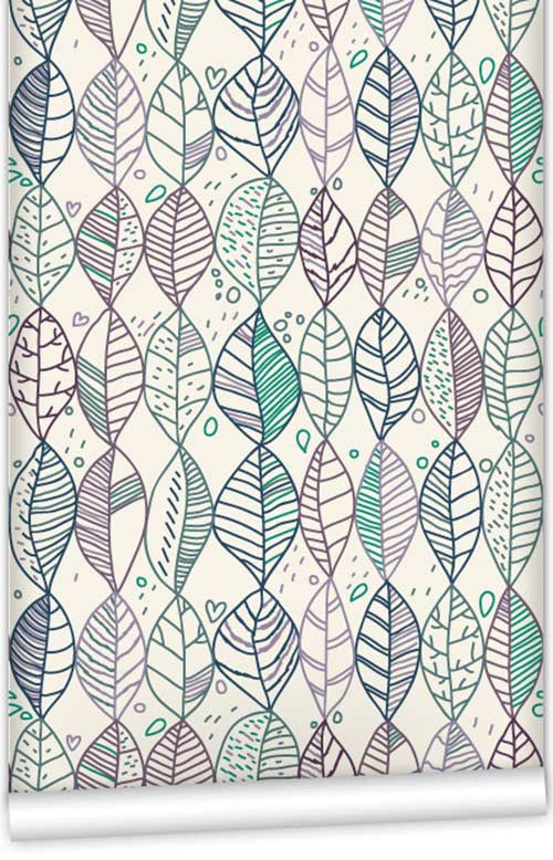 Leafy WallPaper (Roll: 72cm x 10m)