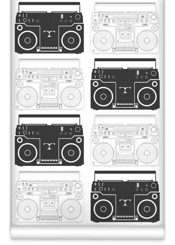 Boom Box WallPaper (Roll: 61.5cm x 10m)