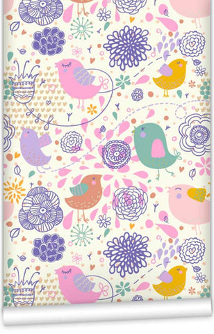 Love Birds WallPaper (Roll: 61.5cm x 10m)