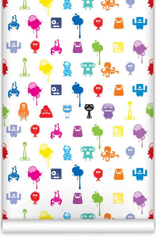 Aliens and Monsters WallPaper (Roll: 61.5cm x 10m)