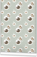 Bear & Squirrel WallPaper (Roll: 72cm x 10m)