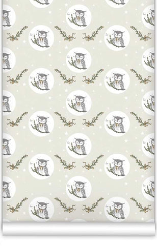 Owl Moon WallPaper (Roll: 61.5cm x 10m)