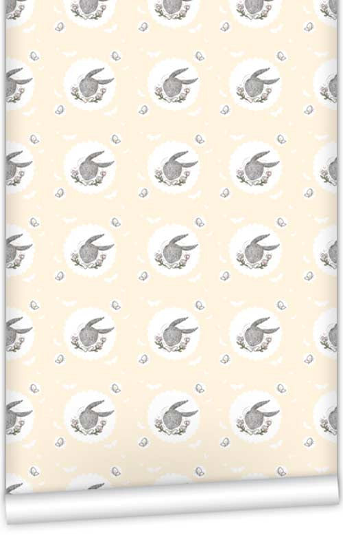 Rabbit & Butterfly WallPaper (Roll: 72cm x 10m)