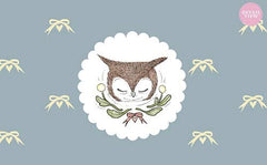 Owl Ribbons WallPaper (Roll: 72cm x 10m)