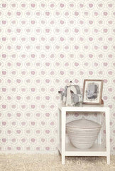 Elephants Spotted Circle WallPaper (Roll: 72cm x 10m)