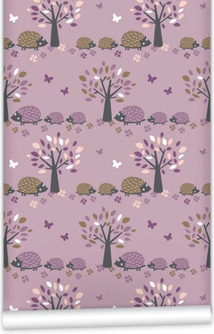 Garden Hedgehog WallPaper (Roll: 61.5cm x 10m)