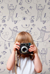 Mice & Cats WallPaper (Roll: 72cm x 10m)