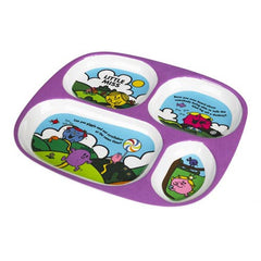 Little Miss Melamine Divider Kids Plate