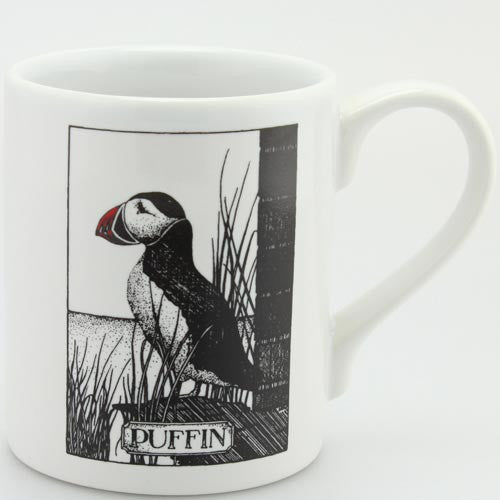 Simon Drew Puffin Mug