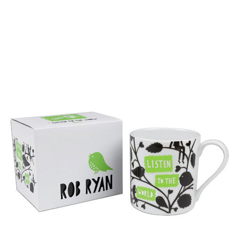 Rob Ryan Mug - Listen to the World