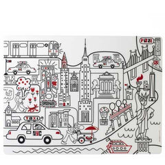 Mark kids placemats and 4 dry erase markers