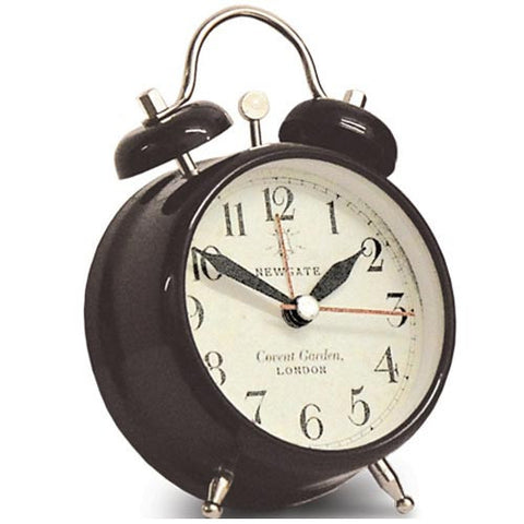 Newgate Alarm Clock Covent Garden Small - Black