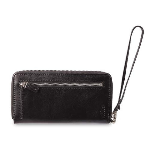 Toffee Open Zip Wallet For - iPhone - Black