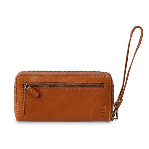 Toffee Open Zip Wallet For - iPhone - Tan