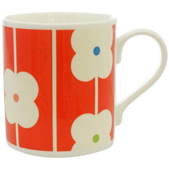 Orla Kiely Flower Abacus Red Mug