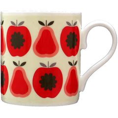 Orla Kiely Apples & Pears Red Mug