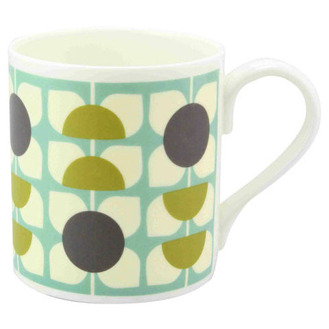 Orla Kiely Square Flower Blue Mug