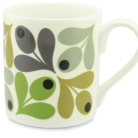 Orla Kiely Multi Acorn Green Mug