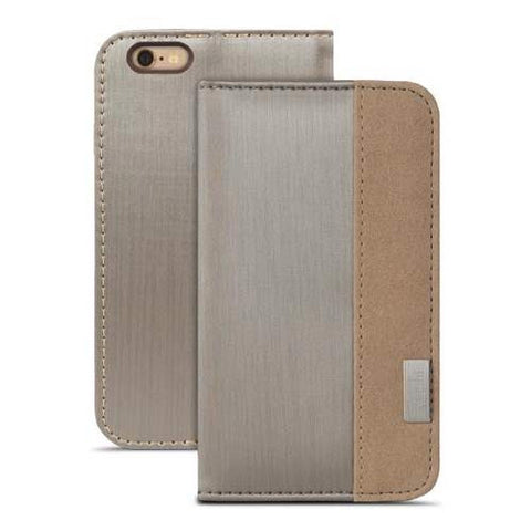 MOSHI Overture Wallet for iPhone 6 - Brushed Titanium