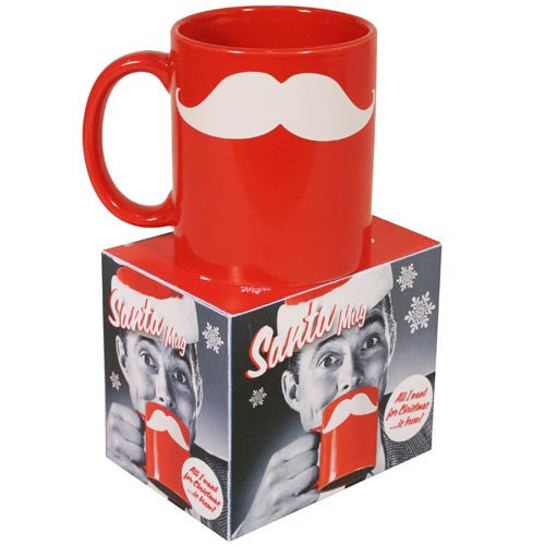 Santa Moustache Mug