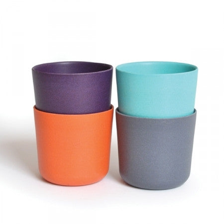 Ekobo Bambino Bamboo Cups (Set of 4) - Multi