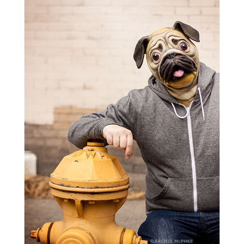 Pug Head Mask