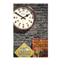 Newgate Putney Wall Clock - Gloss Red