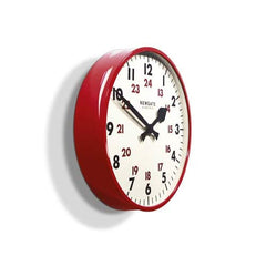 Newgate Putney Wall Clock - Gloss Red