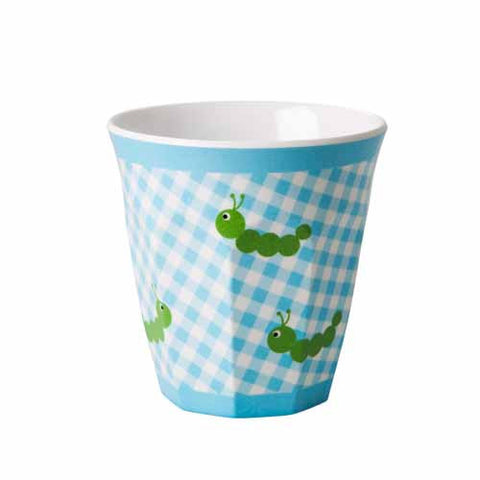 Melamine Kids Cup by Rice - Blue Caterpillar