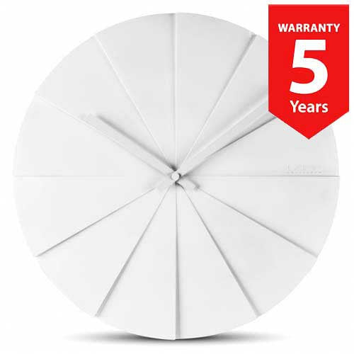 Leff Scope 45 Wall Clock - White