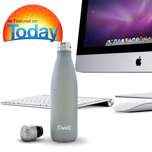 Swell Quartz Stainless Steel Insulated Drink Bottle 500ml - Smokey Quartz