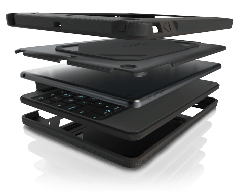 Zagg Folio Rugged Keyboard and Case for iPad Air