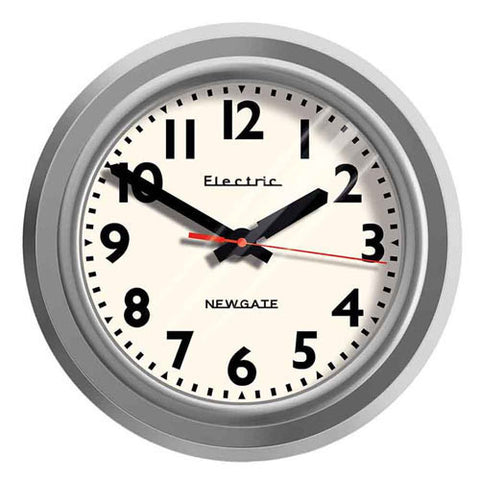 Newgate Telectric Wall Clock - Grey