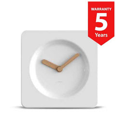 Leff Tile 25 Table & Wall Clock - White