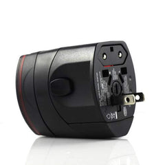 Global Travel Power Adapter with 2 USB Ports & Case