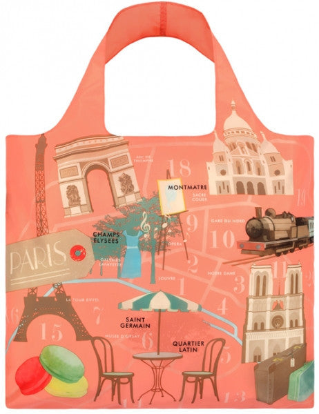 LOQI Urban Paris Reusable Shopping Bag
