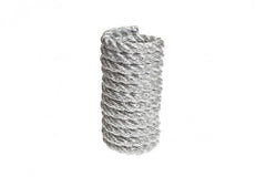 AREAWARE Rope Coil Vase - Chrome