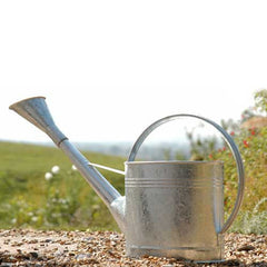 Burgon & Ball Waterfall Watering Can - Galvanised 9 liters