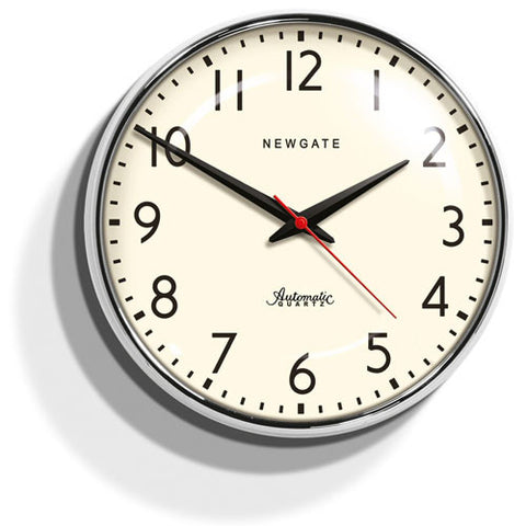 Newgate Watford Wall Clock - Polished