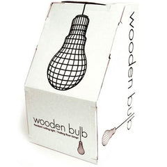 Wooden Light Bulb Lamp