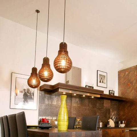 Wooden Light Bulb Lamp