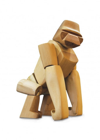 Areaware Wooden Animals - Hanno The Gorilla